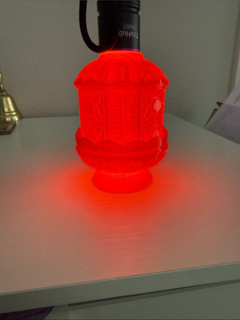 3D printed Stars and Bars fairy lamp (not glass)